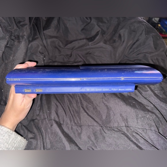 *PRICE OBO* Sony PS3 SuperSlim in Azurite Blue - Picture 2 of 6